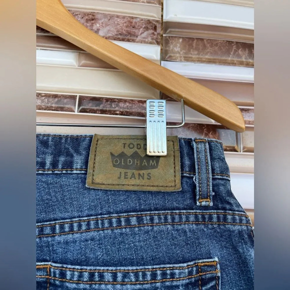 Todd Oldham Vintage 90's Straight Leg Jeans Size 11 - Picture 12 of 15